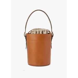 $358 Veronica Beard SOEUR PARIS Women's NEVADA Bucket Shoulder Bag Natural